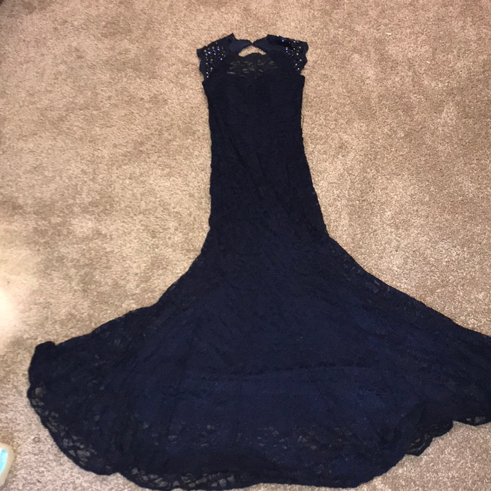 Navy blue dress